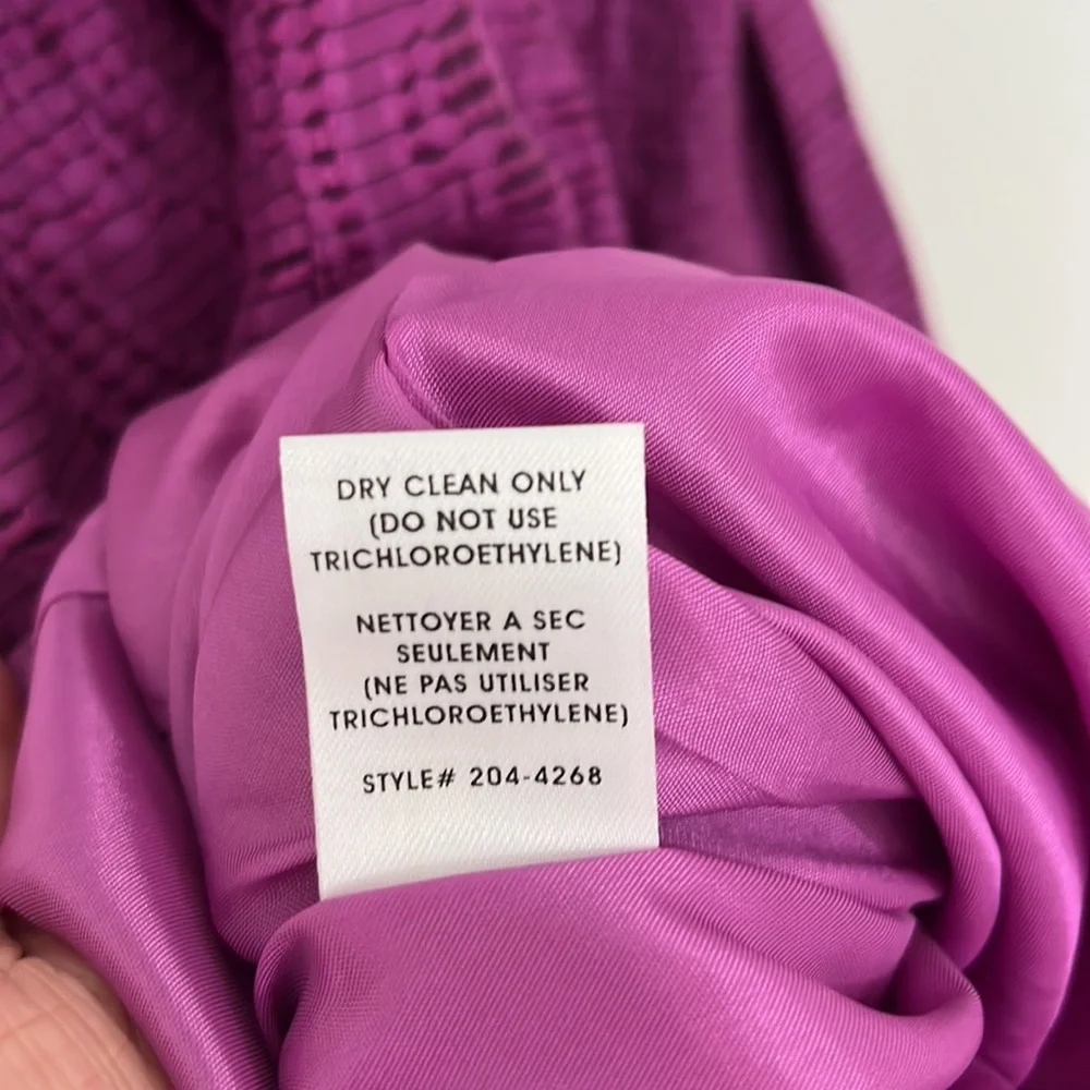 Nanette Lepore Size 6 Purple Halter A-Line Sun Dress with Pockets - Picture 9 of 14